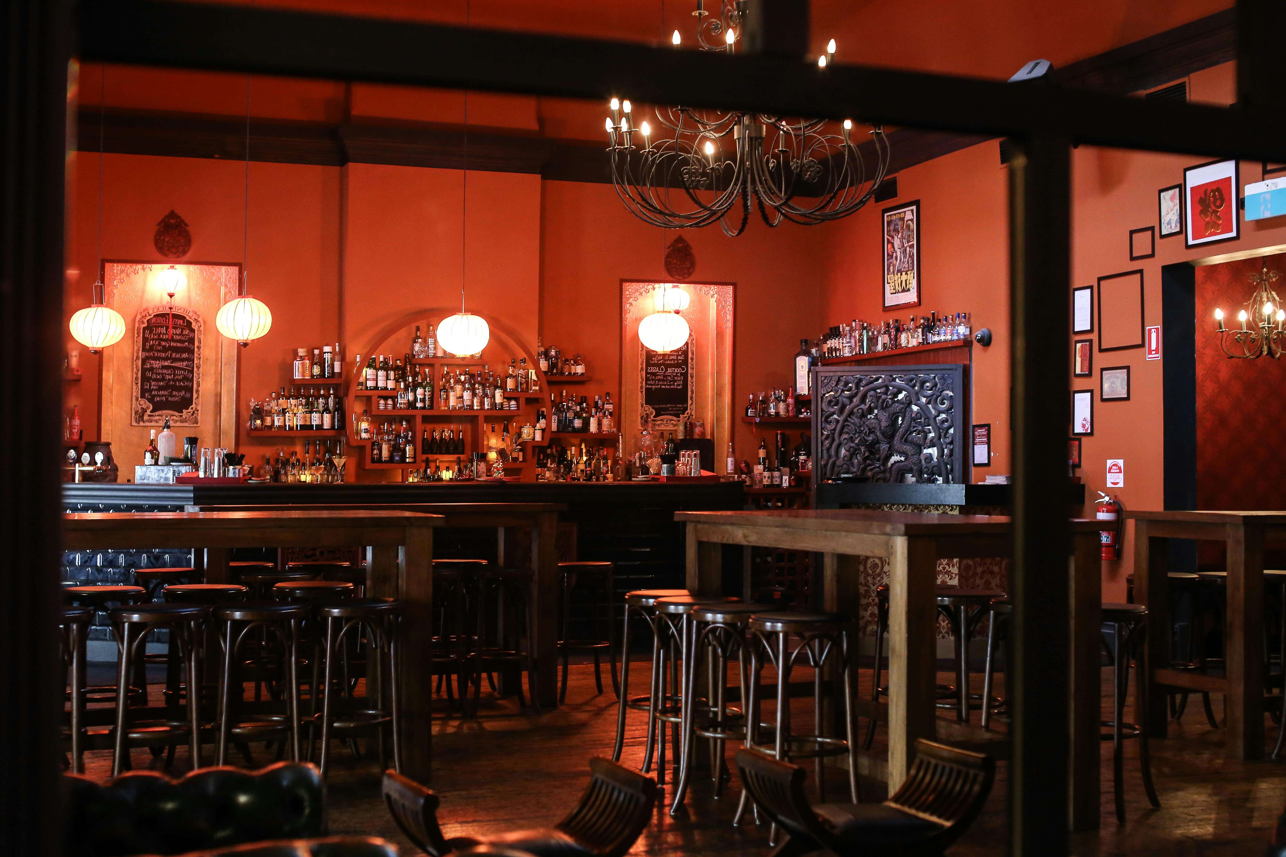 a luxury London bar